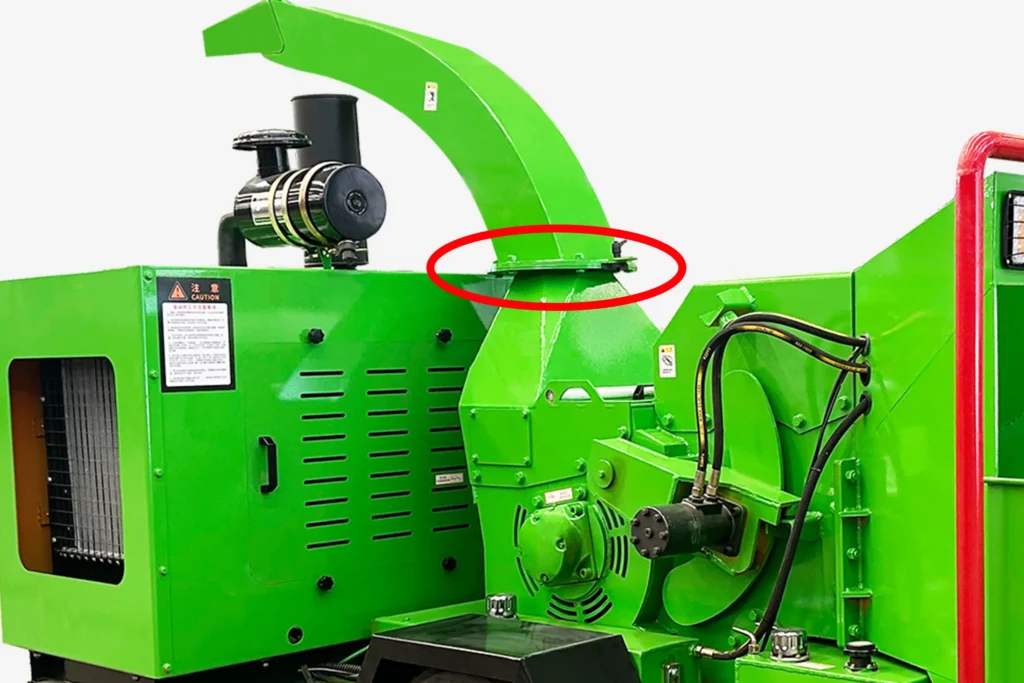 TIROX 1063 discharge chute