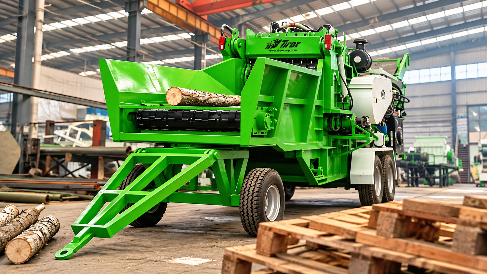 TIROX industrial horizontal grinder photo